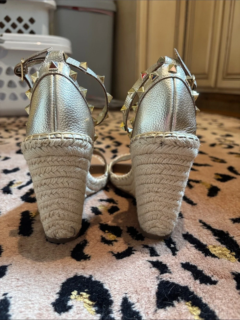 Steve Madden metallic gold